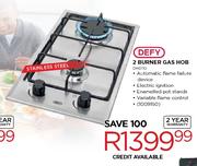 Defy 2 Burner Gas Hob(DHG110)