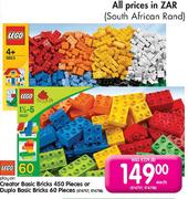 Creator Basic Bricks-450 Pieces Or Duplo Basic Bricks-60 Pieces