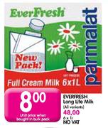 Ever Fresh Long Life Milk-6X1L
