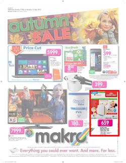 Makro : Autumn Sale (7 May - 13 May 2013), page 1