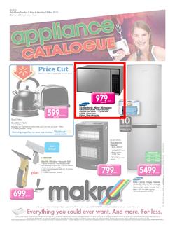 Makro : Appliance Catalogue (7 May - 13 May 2013), page 1