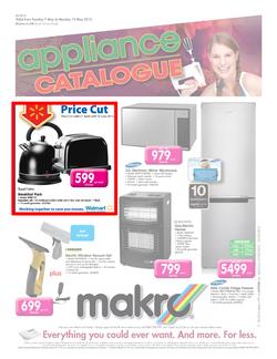 Makro : Appliance Catalogue (7 May - 13 May 2013), page 1