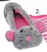 Ladies Mouse Novelty Slippers