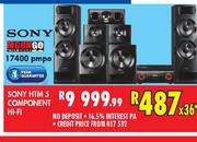 Sony HTM 5 Component Hi-Fi-Each