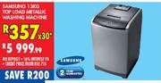 Samsung 13Kg Top Load Metallic Washing Machine-Each