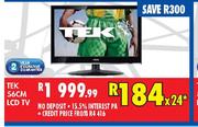 Tek 56cm LCD TV-Each