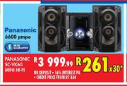 Panasonic Sc-VK60 Mini Hi-Fi-Each