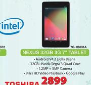 Asus Nexus 32GB 3G 7" Tablet 7C-1B031A