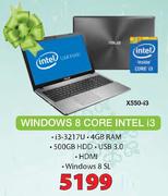 Asus Windows 8 Core Intel i3 X550-i3