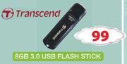 Transcend 8GB 3.0 USB Flash Stick