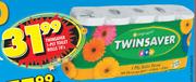Twinsaver 1-Ply Toilet Rolls-10's