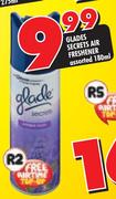 Glades Secrets Air Freshener-180ml