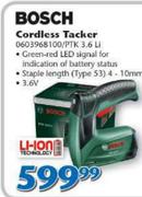 Bosch Cordless Tacker