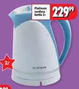 Platinum 2L Cordless Kettle