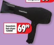 Essentials 1200W Hair Dryer
