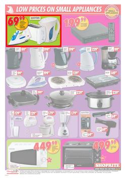 Shoprite KZN : Low Price Christmas Special (9 Dec - 25 Dec 2013), page 7