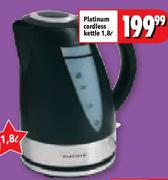 Platinum Cordless Kettle-1.8L
