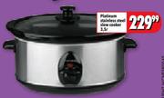 Platinum Stainless Steel Slow Cooker-3.5L