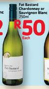 Fat Bastard Chardonnay Or Sauvignon Blanc-750ml Each