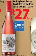 Bellingham Berry Bush Rose Or Pear Tree White-750ml Each