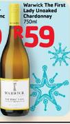 Warwick The First Lady Unoaked Chardonnay-750ml