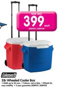 Coleman 28L Wheeled Cooler Box-Each