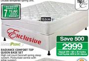 Radiance 152cm Comfort Top Queen Base Set