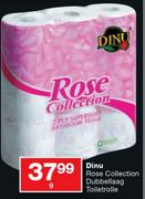Dinu Rose Collection Dubbellaag Toiletrolle-9's