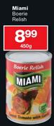 Miami Boerie Relish-450G