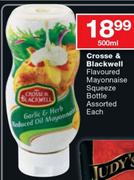 Crosse & Blackwell Flavoured Mayonnaise Squeeze Bottle-500Ml