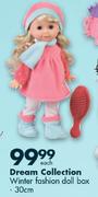 Dream Collection Winter Fashion Doll Box-30cm Each