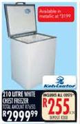 Kelvinator 210Ltr White Chest Freezer