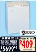 Zero 180Ltr Gas Electric Chest Freezer