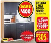 Riverside 3 Piece Kitchen Scheme-Per Set