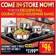 Gourmet Gold 7-Piece Belly Pot Set MK11-Per Set