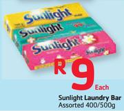 Sunlight Laundry Bar Assorted-400/500g Each