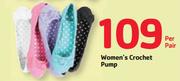 Women's Crochet Pump-Per Pair