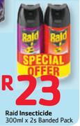 Raid Insecticide 300mlx2s Banded Pack