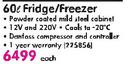 Camp Master 60Ltr Fridge/Freezer