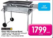 Terrace Leisure Orion 400 Charcoal Braai