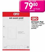 Aro A4 Exam Pad-Per 10 Pack