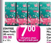 Stayfree Maxi Pads(All Variants)-4x10's