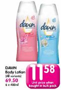 Dawn Body Lotion(All Variants)-6x400ml