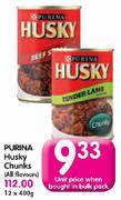 Purina Husky Chunks(All Flavours)-12x400g