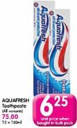 Aquafresh Toothpaste(All Variants)-12x100ml