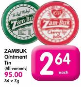 Zambuk Ointment Tin(All Variants)-36X7g
