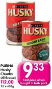 Purina Husky Chunks(All Flavours)-12X400g
