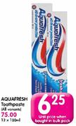 Aquafresh Toothpaste(All Variants)-12X100ml