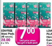 Stayfree Maxi Pads(All Variants)-4x10's