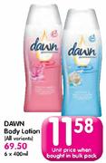 Dawn Body Lotion(All Variants)-6x400ml